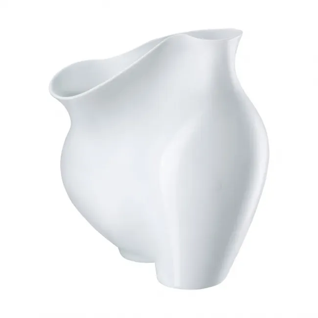 La Chute White Vase 10 1/4 in (Special Order)