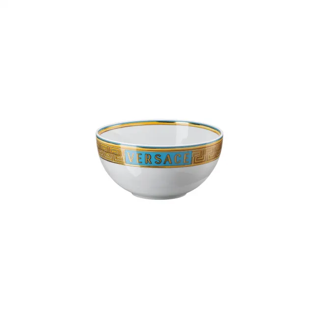 Medusa Amplified Blue Coin Cereal Bowl 6 in