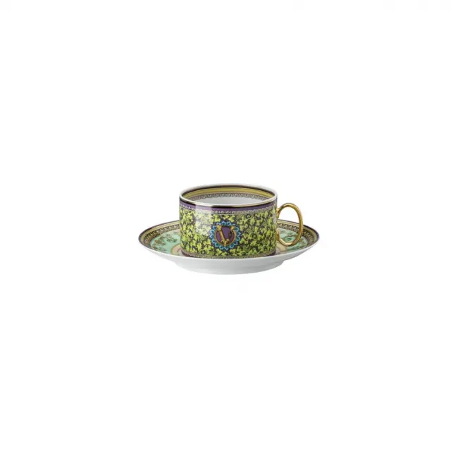Barocco Mosaic Tea Cup & Saucer 6 1/4 in