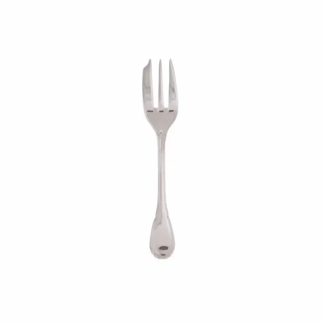 Baroque Silverplated Oyster/Cake Fork 5 7/8 In. Silverplated