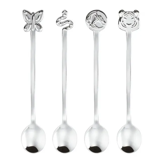 Party Fashion Party Spoons, 4 Pcs, Gift Boxed 18/10 Stainless Steel