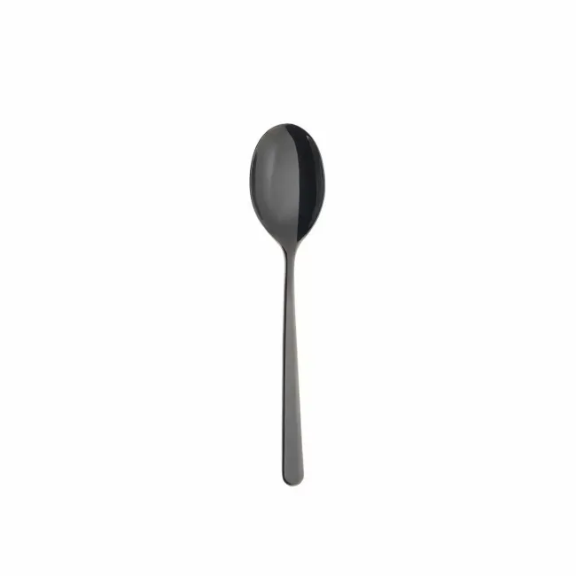 Linear Pvd Black Mocha Spoon 4 3/8 in 18/10 Stainless Steel Pvd Mirror