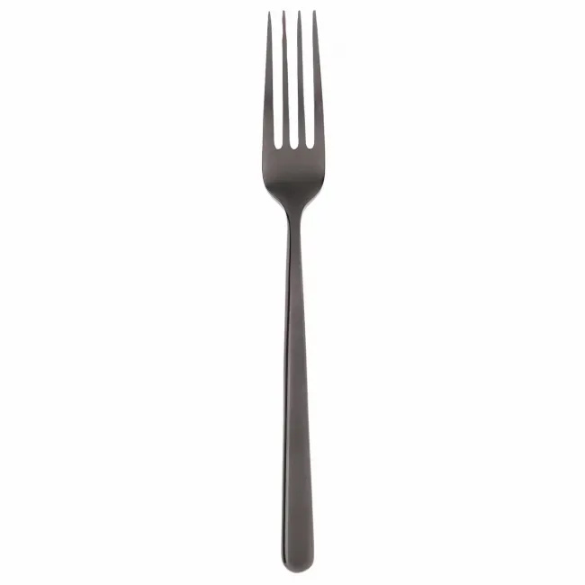 Linear Pvd Black Serving Fork 9 1/4 in 18/10 Stainless Steel Pvd Mirror