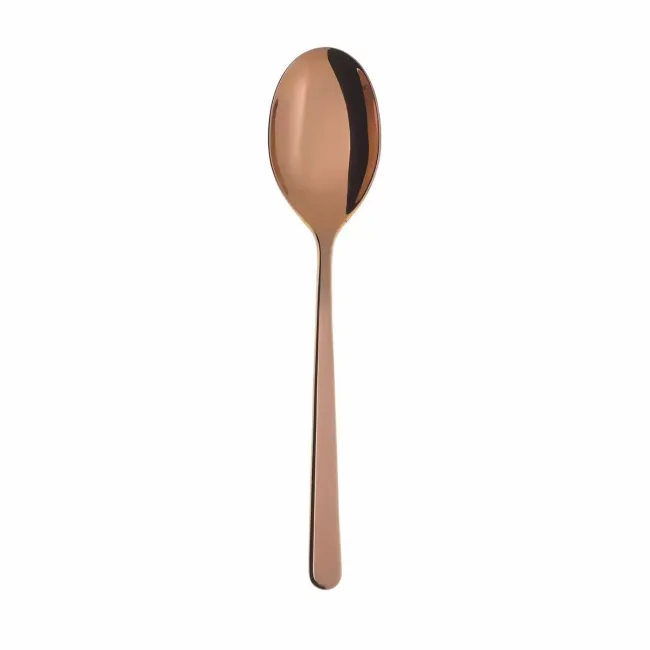 Linear Pvd Copper Table Spoon 8 1/4 in 18/10 Stainless Steel Pvd Mirror