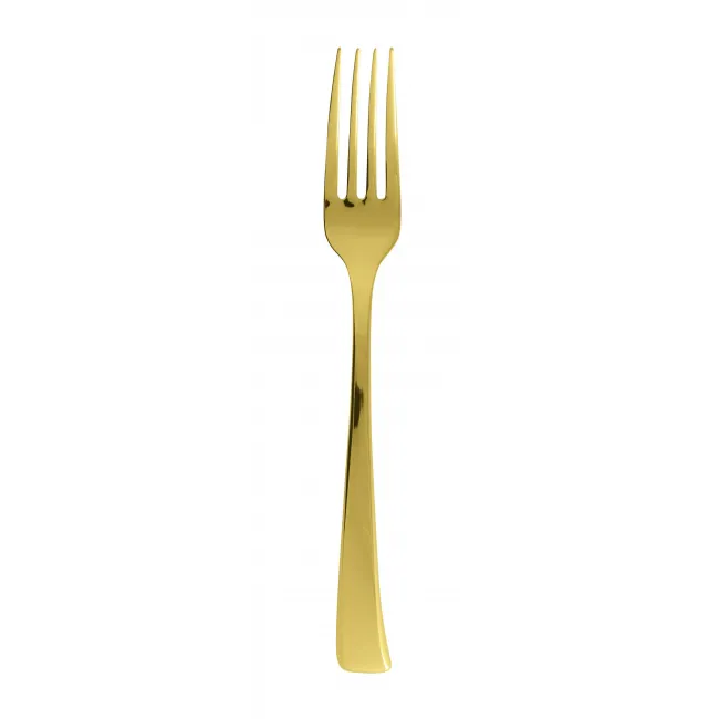 Imagine Pvd Gold Serving Fork 9 7/8 In 18/10 Stainless Steel Pvd Mirror