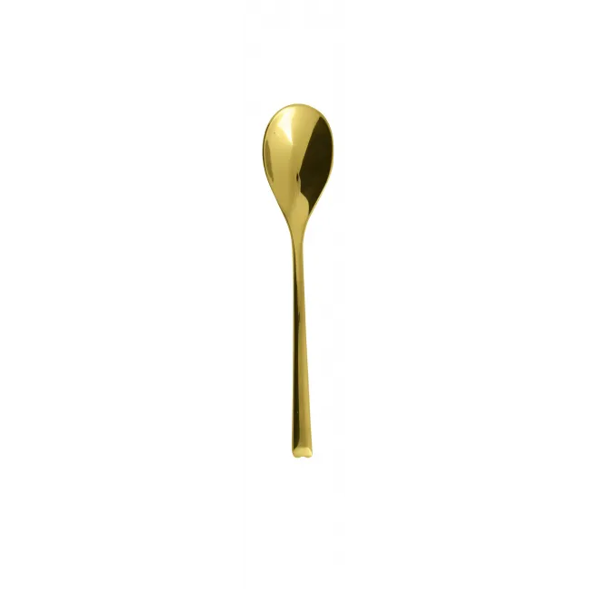 H-Art Pvd Gold Mocha Spoon 4 3/8 In 18/10 Stainless Steel Pvd Mirror