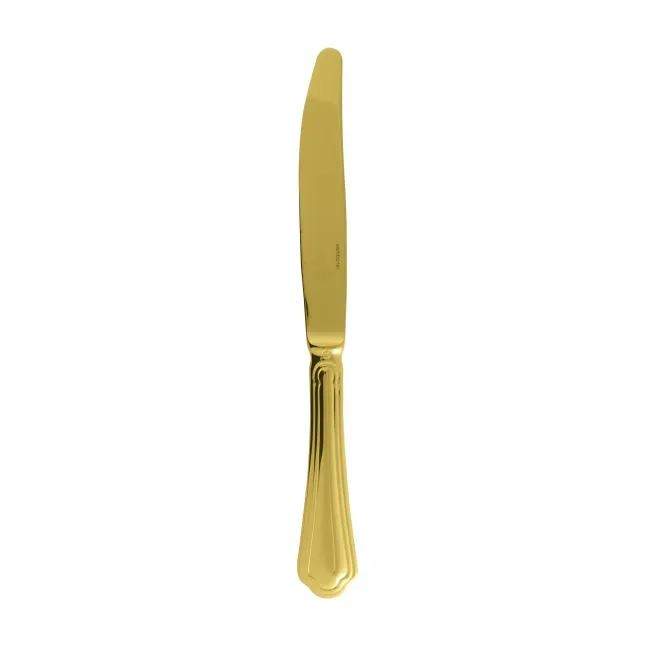 Filet Toiras Pvd Gold Table Knife Solid Handle 10 1/4 In 18/10 Stainless Steel Pvd Mirror