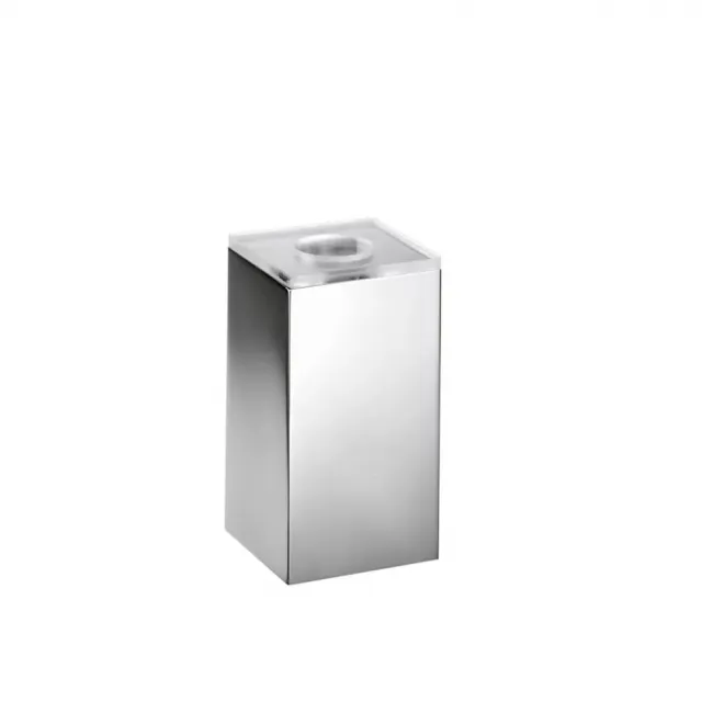 Sky Flower Vase With Cover 2 X 2 in 3 1/2 in H 18/10 Stainless Steel