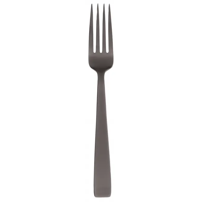 Flat Pvd Black Serving Fork 9 5/8 in 18/10 Stainless Steel Pvd Mirror (Special Order)