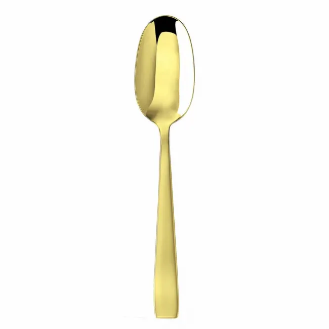 Flat Pvd Gold Mocha Spoon 4 5/16 in 18/10 Stainless Steel Pvd Mirror (Special Order)