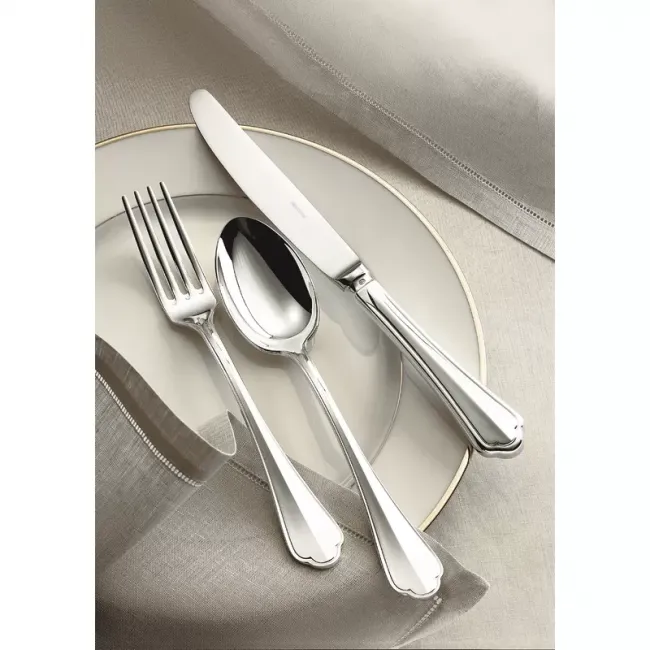 Rome Silverplated Table Spoon 8 1/4 In On 18/10 Stainless Steel