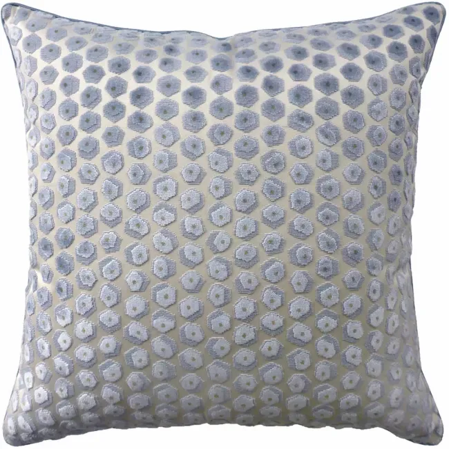 Gem Velvet Aqua 22 x 22 in Pillow