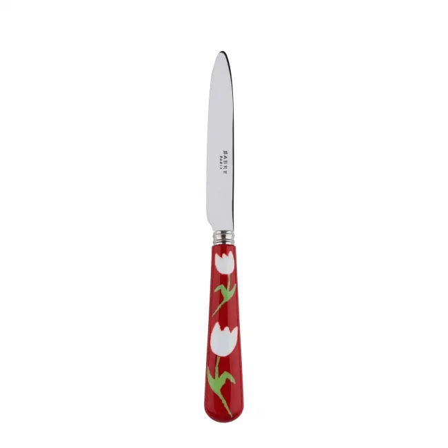 Tulip Red Dessert Knife 8"