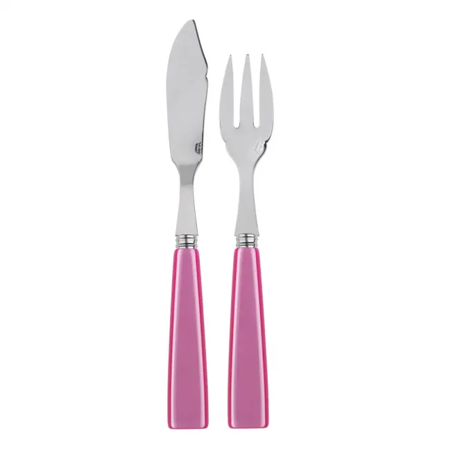 Icon Pink Fish Set 8.25" (Knife, Fork)
