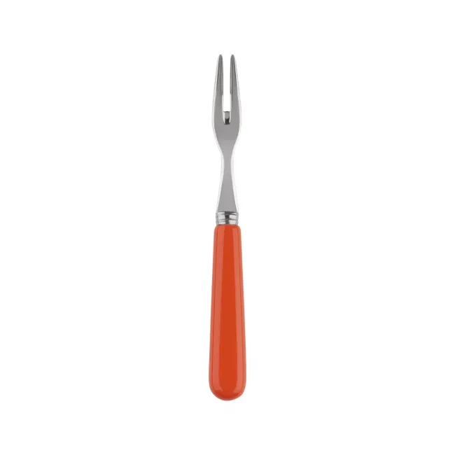 Basic Orange Cocktail Fork 5.75"