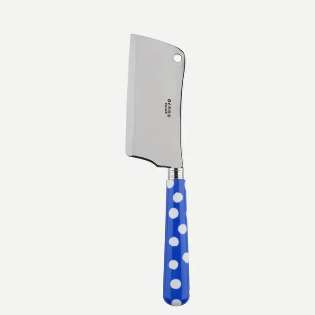 White Dots Lapis Blue Cheese Cleaver 8"