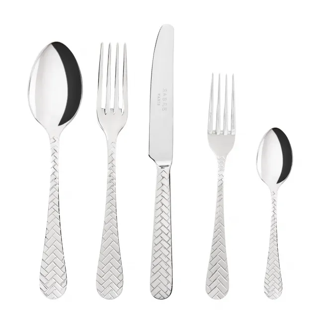 Nata Stainless Steel 4-Pc Setting (Dinner Knife, Dinner Fork, Soup Spoon, Teaspoon)