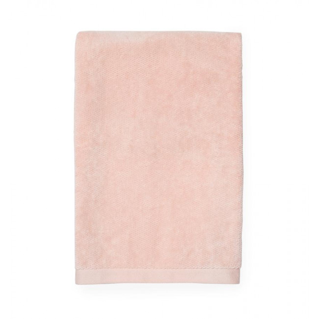 Canedo Blush Diamond Weave Velour/Terry Bath Towels