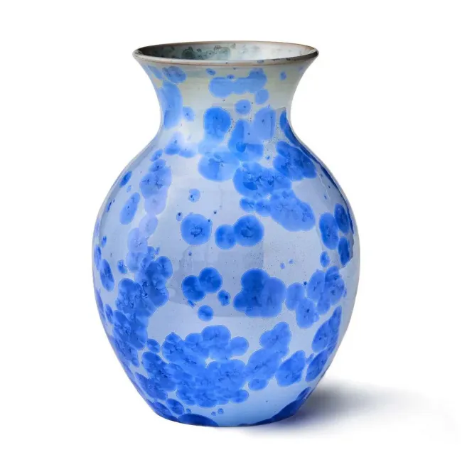 Curio Vase – Crystalline Cobalt Large