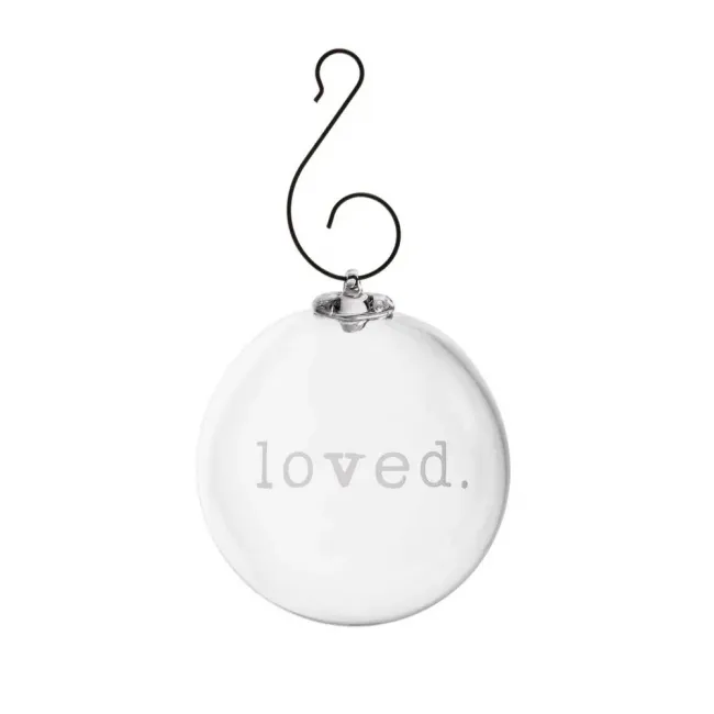 Round Ornament - LOVED