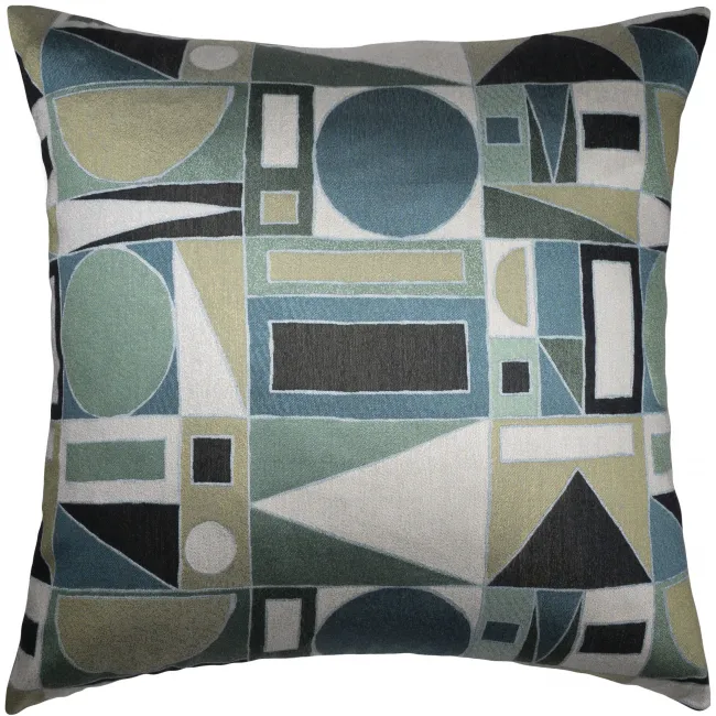 Chemin Teal 20 x 20 in Pillow