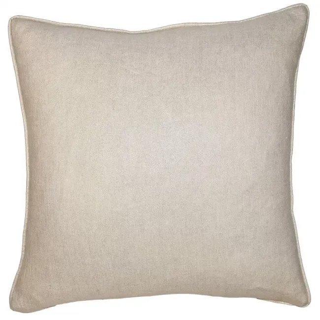 Driftwood Metallic Linen Pillow