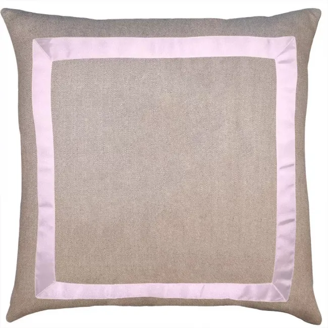 Marquess Linen Lavender Ribbon 24 x 24 in Pillow