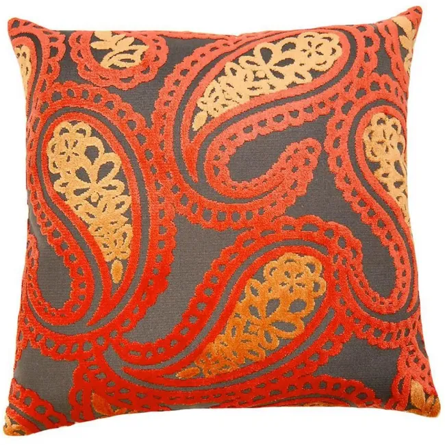 Sunset Paisley 22 x 22 in Pillow
