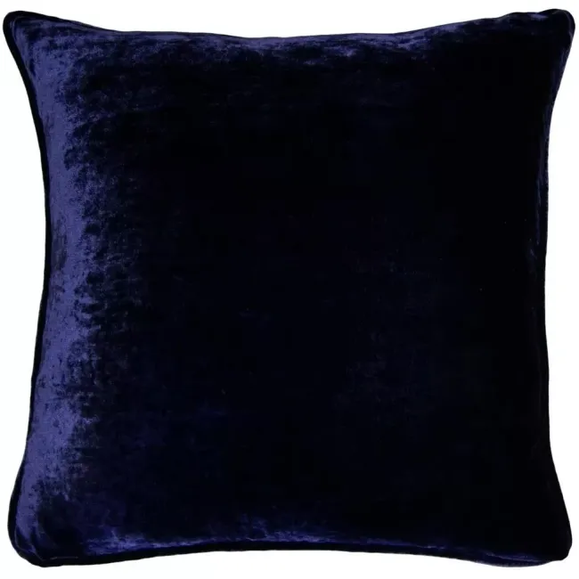 Cobalt Velvet Trim 26 x 26 in Pillow
