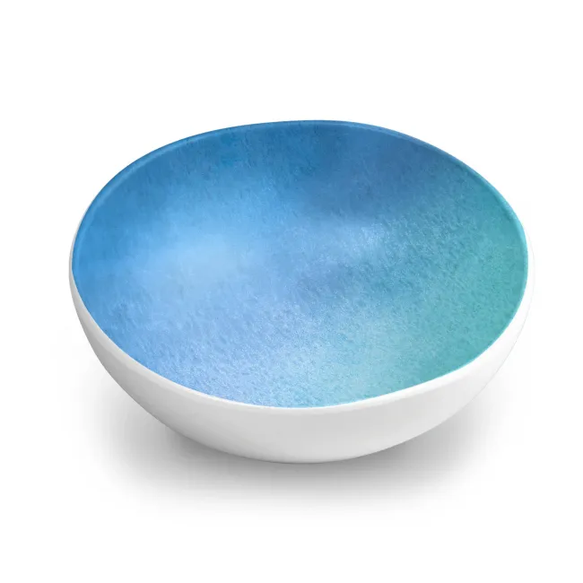 4-Piece Blue Ombre Prep Bowl Set, Melamine Sold by at Home