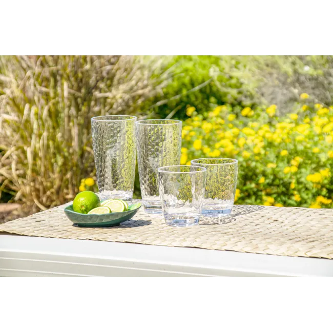 Roma Hammered Water Glasses (Set of 4)