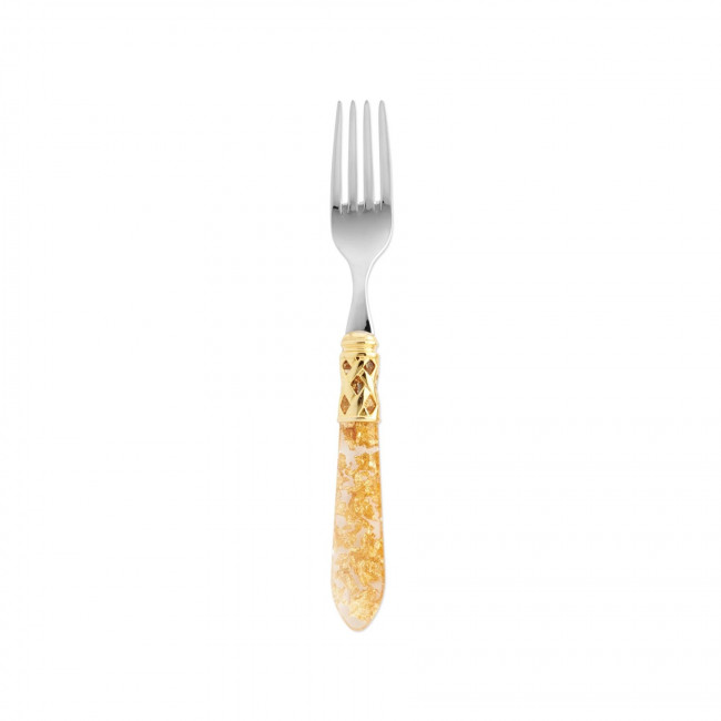Aladdin Brilliant Gold Fleck Salad Fork 8"L