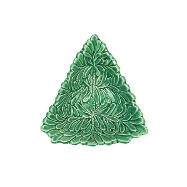 Lastra Holiday Figural Tree Dipping Bowl 4.75"L, 4.5"W, 2"H