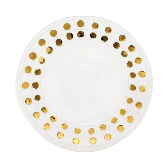 Medici Gold Medium Round Platter 15"D