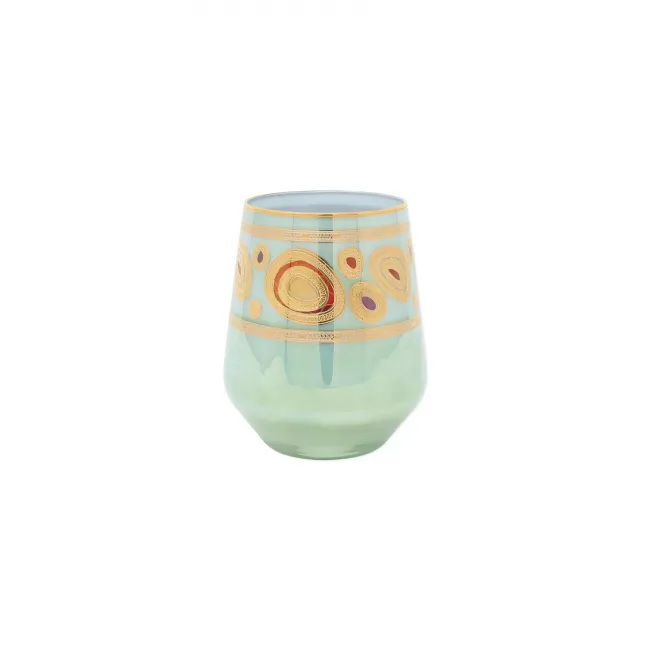 Regalia Aqua Stemless Wine Glass 4.25"H, 12 oz