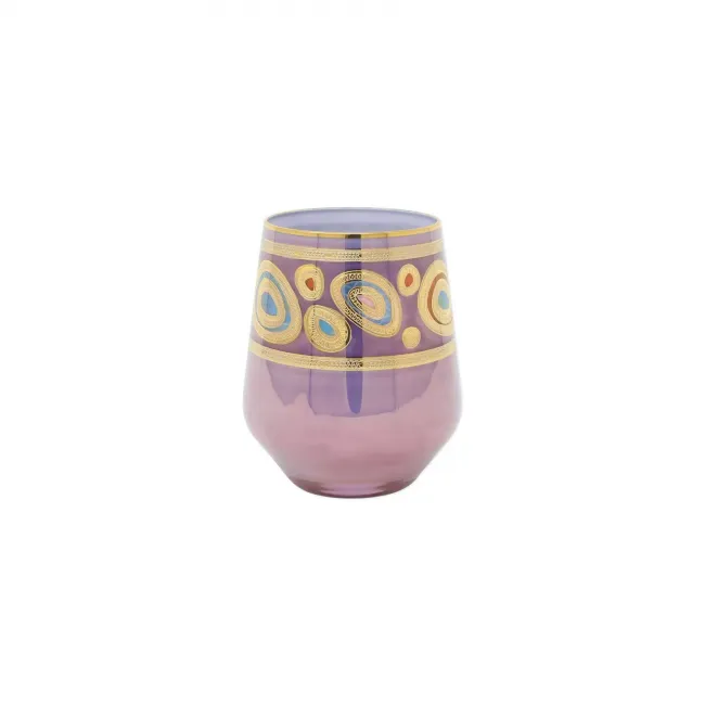 Regalia Purple Stemless Wine Glass 4.25"H, 12 oz