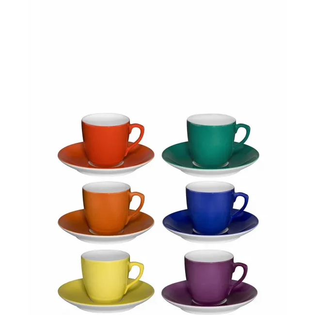 Vista Alegre Tchaikovs Set of 4 Coffe Cups & Saucers