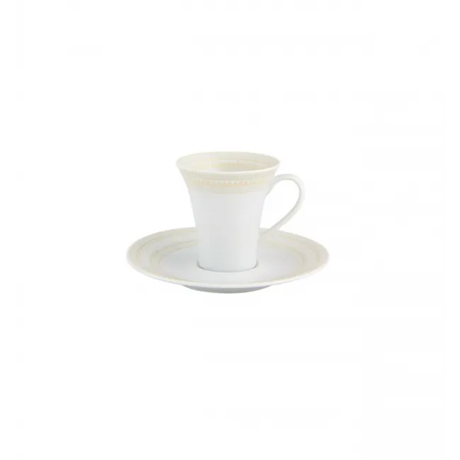 Ivory Coffee Cup And Saucer