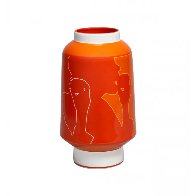 Sombra Orange Vase
