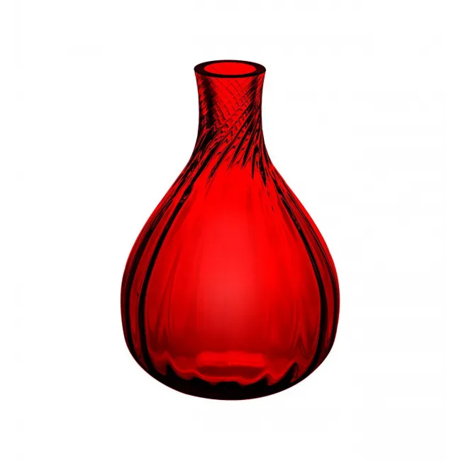 Color Drop Small Bud Vase Red