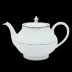 Orsay White/Gold Round Teapot 120 Cl