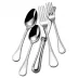 Lyrique Stainless 5 Pc Setting (Table Knife, Table Fork, Dessert/Salad Fork, Dessert/Soup Spoon, Tea Spoon)