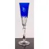 Springtime Cobalt Blue Champagne Flute