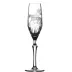 Run 4 Roses Andalusian Horse Clear Champagne Flute