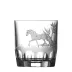 Run 4 Roses Andalusian Horse Clear Double Old Fashioned