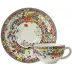 Bagatelle Breakfast Cups & Saucers Cup 10 1/8 Oz, 7 1/16" Dia, Set of 2