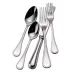 Le Perle Stainless 5 Pc Setting (Table Knife, Table Fork, Dessert/Salad Fork, Dessert/Soup Spoon, Tea Spoon)