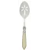 Aladdin Antique Chartreuse Slotted Serving Spoon 9.5"L