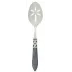 Aladdin Antique Charcoal Slotted Serving Spoon 9.5"L