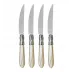 Aladdin Brilliant Ivory Steak Knives - Set of 4 9"L